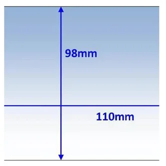 Lens Clear Outer 110x98mm Suit Weldguard Pk10 Weldclass