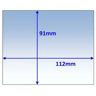 Lens Clear Outer 112x91mm Suit Lincoln Pk10 Weldclass