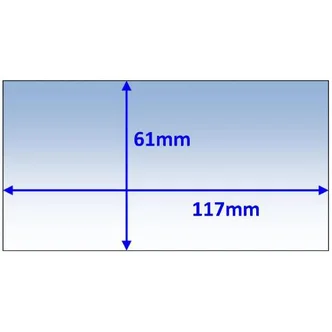 Lens Clear Inner 117x61mm Suit Speedglas 9100X Pk5 Weldclass