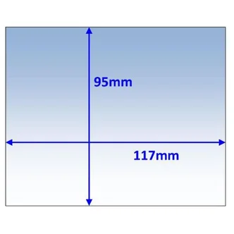 Lens Clear Outer 117x95mm Suit Servore 5000 Pk10 Weldclass