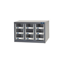 ITM PARTS CABINET, METAL A6 9 DRAWERS 533W x 265D x 310H
