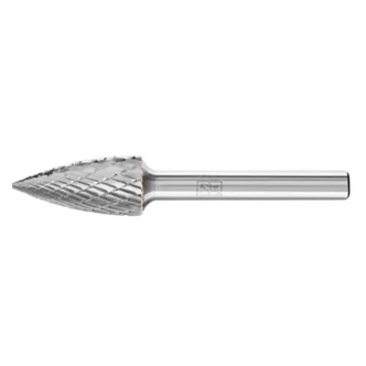 TUNGSTEN CARBIDE BURRS FOR HIGH PERFORMANCE, TOUGH, POINTED TREE SHAPE SPG