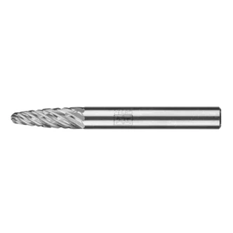 TUNGSTEN CARBIDE BURRS FOR HIGH PERFORMANCE, ALLROUND, TREE SHAPE WITH RADIUS END RBF