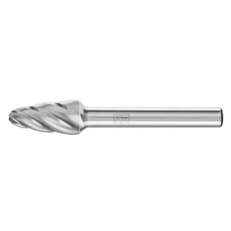 TUNGSTEN CARBIDE BURRS FOR HIGH PERFORMANCE, ALU, TREE SHAPE WITH RADIUS END RBF