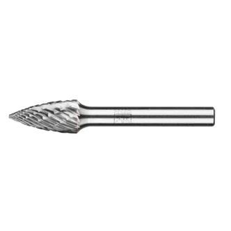 TUNGSTEN CARBIDE BURRS FOR HIGH PERFORMANCE, ALLROUND, POINTED TREE SHAPE SPG