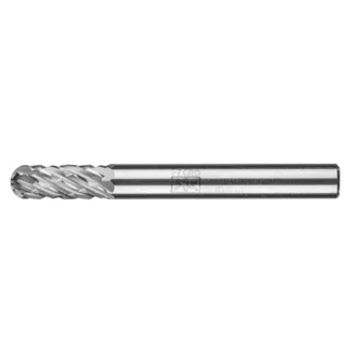 TUNGSTEN CARBIDE BURRS FOR HIGH PERFORMANCE, ALLROUND, CYLINDRICAL SHAPE WITH RADIUS END WRC