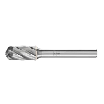 Tungsten Carbide Burrs For High Performance, ALU, Cylindrical Shape With Radius End WRC