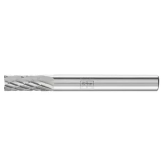 TUNGSTEN CARBIDE BURRS FOR GENERAL USE, CUT 3 PLUS, CYLINDRICAL SHAPE ZYAS WITH END CUT