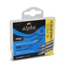 PH2 x 100mm Double Ended Driver Bits - Handipack (x10) (1Pk)