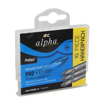 PH2 x 150mm Double Ended Driver Bits - Handipack (x10)