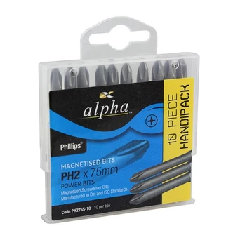 PH2 x 150mm Power Bits - Handipack (x10)
