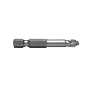 PH2 x 50mm Phillips Ribbed Power Bit (10PK)