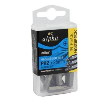 PH3 x 25mm Insert Bits - Handipack (x10)