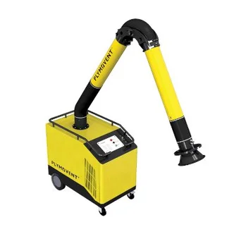 PLYMOVENT SELF CLEANING, SINGLE-PHASE 2 ARM MOBILE FUME EXTRACTION SYSTEM