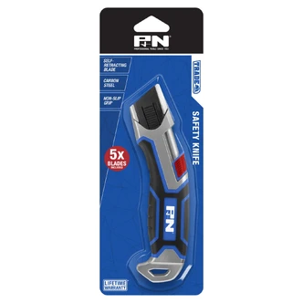 KNIFE UTILITY SAFETY RETRACTING P&N TRADE