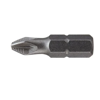 Pozi PZ2 x 25mm Ribbed Insert Bit  (10PK)