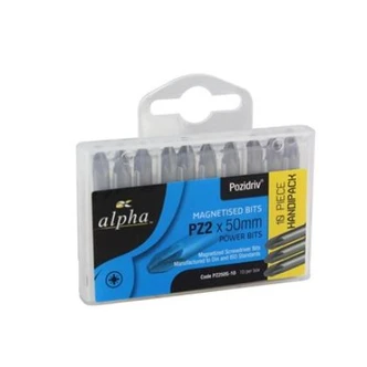 Pozi PZ2 x 50mm Power Bit - Handipack (x10)