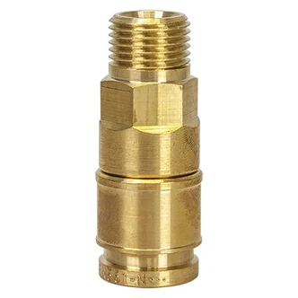 Quick Action Coupler Inert Gas EN561 5/8 UNF M For Testing Machine