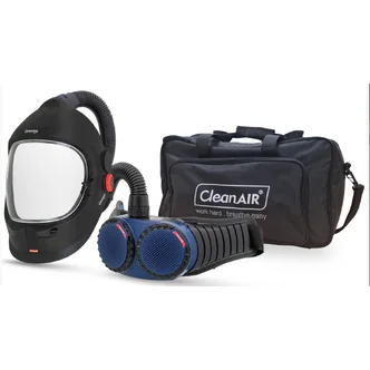 CleanAIR Omnira Face Shield & AerGO PAPR Kit