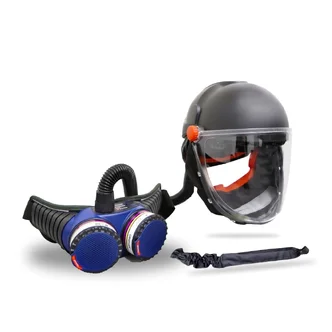 CleanAIR Smelter Kit – CA-40G Hard Hat with AerGO PAPR and ABE1 P3 filters