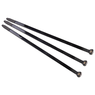 Raptor Black Heavy Duty Metal Insert Cable Ties