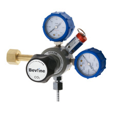 Regulator 1 Stage CO2 with NRV Bevline S/E w/Gauge Protectors In 20,000kPa Out 400kPa
