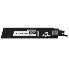 Destructor Demolition - Metal - Recip Blade, 18 TPI, 150mm (Suitable for Med-Thin) - 5 Pack
