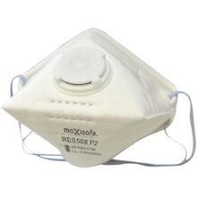 Maxisafe P2 Flat Fold Respirator with Valve - card of 3
