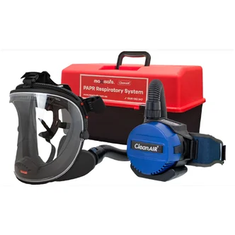 UniMask 5-point Harness with Basic PAPR and P3 filters in portable storage container