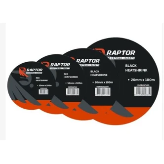 Raptor Heat Shrink Tubing Roll 2:1 – Red