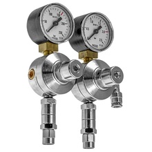 Regulator 2 Stage Rear Entry N2 Food Grade M10x1 Inlet In 20,000kPa Out 50kPa
