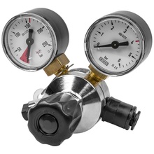 Regulator MINOR CO2 2 gauge Food Grade M10x1 - 5/16 P/Fit In 13,000kPa Out 400kPa