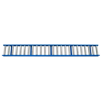 ITM ROLLER CONVEYOR, HEAVY DUTY, 600MM WIDE X 3MTR LONG, 24 ROLLERS @ 100KG CAP PER ROLLER