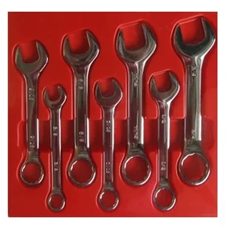 RYTOOL 7PC AF STUBBY SPANNER SET