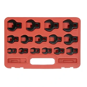RYTOOL 15PC 3/8 DR. METRIC CROWSFOOT WRENCH SET