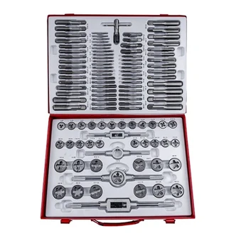 MET - TAP & DIE SET 110PC SAE/MET