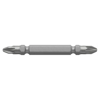 SCREWDRIVER BIT S121 POZIDRIV PZ2 60MM D/END BULK (10)