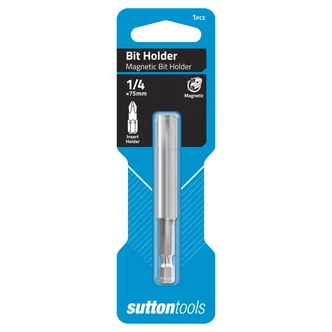 BIT HOLDER C128 MAGNETIC C-RING 1/4IN 75MM POWER 1PK
