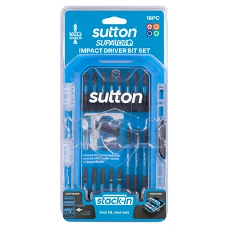 SCRDRV BIT S250 SUPATORQ POWER BITS STACK-IN SET 16PC