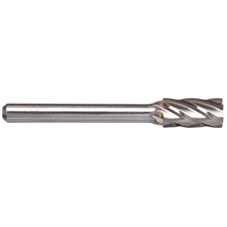 1/2in Cylindrical Carbide Burr with End Cut - Aluminium Cut
