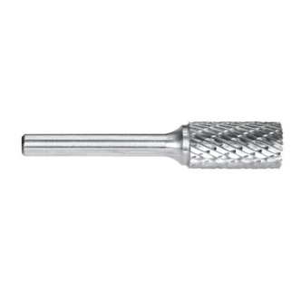 1/2in Cylindrical Carbide Burr With End Cut | Silver Series