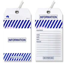 Safety Tag ‘Information’ – Pack of 100
