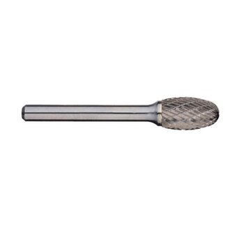 1/4in Oval Carbide Burr - 4in Long