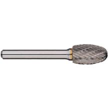 1/8in Oval Carbide Burr, 1/8in shank dia.