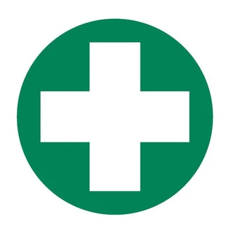 FastAid Cross Only Decal 50mm 12pk