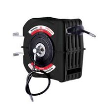 S Series Grease Hose Reel with 10m x 6mm hose stop and 0.9m lead in hose