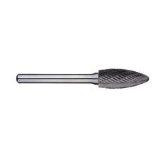 1/2in Flame Carbide Burr, 1/4in shank dia.