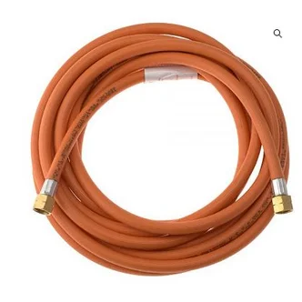 LPG Hose Set Complete 10 Metres, 8mm ID Hose G3/8" LH FM - G3/8" LH FM