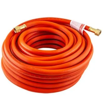 LPG Hose Set Complete 20 Metres, 8mm ID Hose G3/8" LH FM - G3/8" LH FM