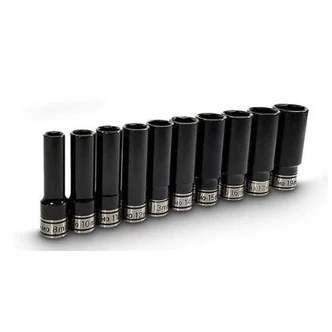1" Drive 6-Point Metric Deep Thin Wall Impact Socket